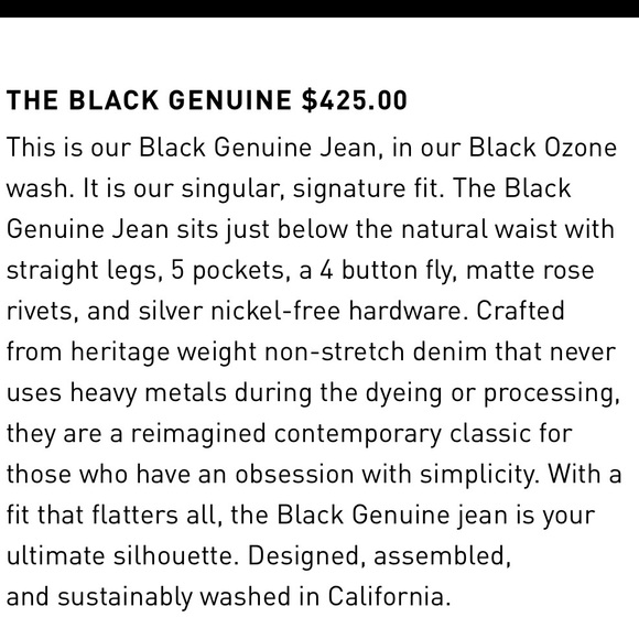 The FEEL Studio Inc black jeans size 26 - Picture 7 of 7